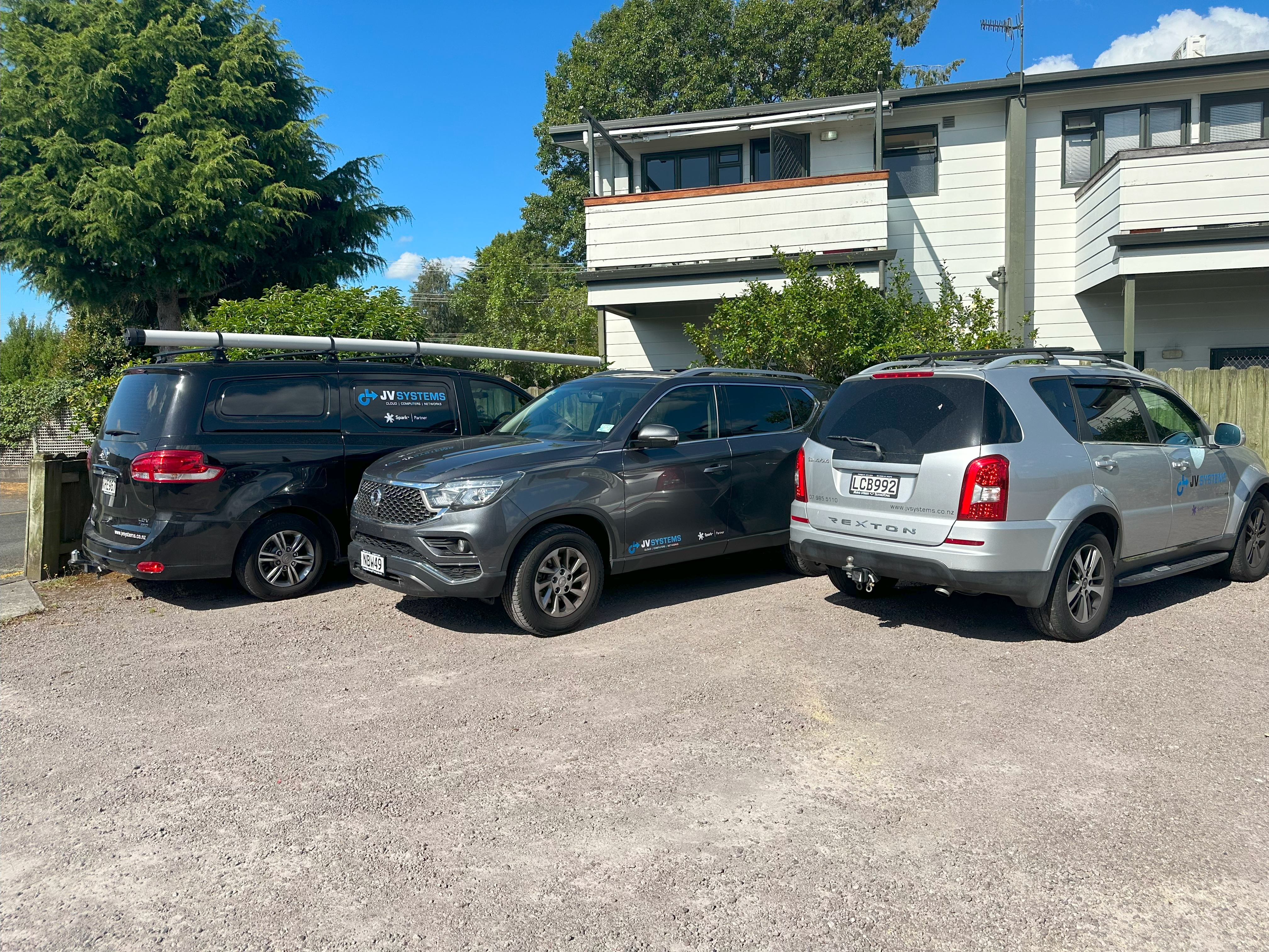 Vehicles | JV Systems | Think IT - Think JV | JV Systems JV Systems fleet